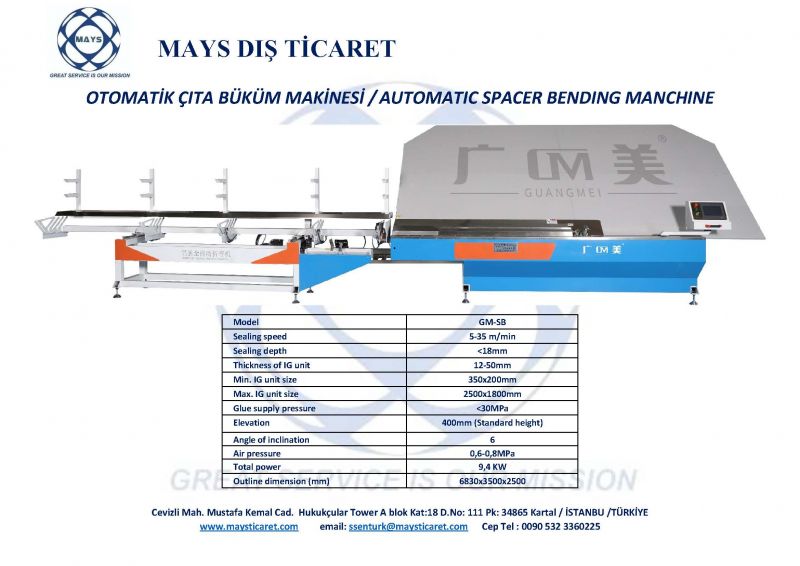 AUTOMATIC SPACER BENDING MANCHINE 
