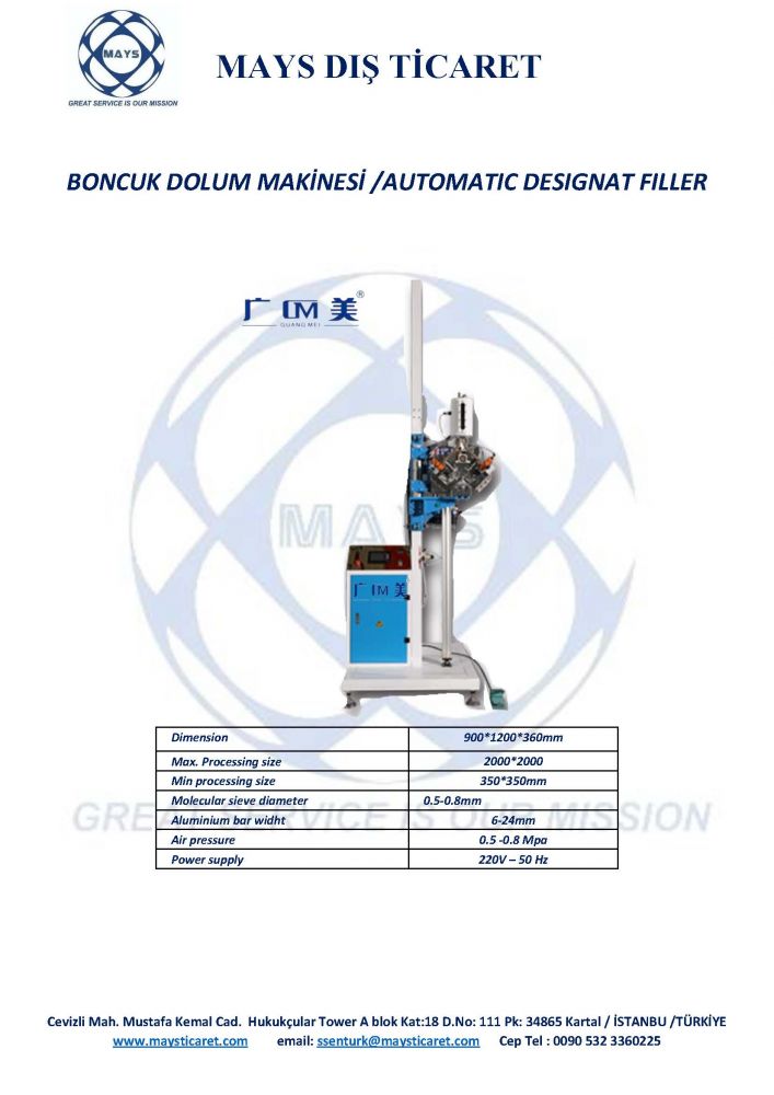 AUTOMATIC DESIGNAT FILLER