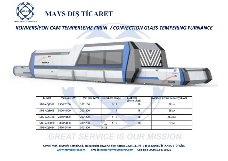 CONVECTION GLASS TEMPERING FURNANCE 